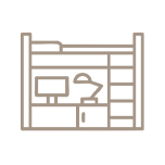 Icono dormitorio juvenil moderno y funcional